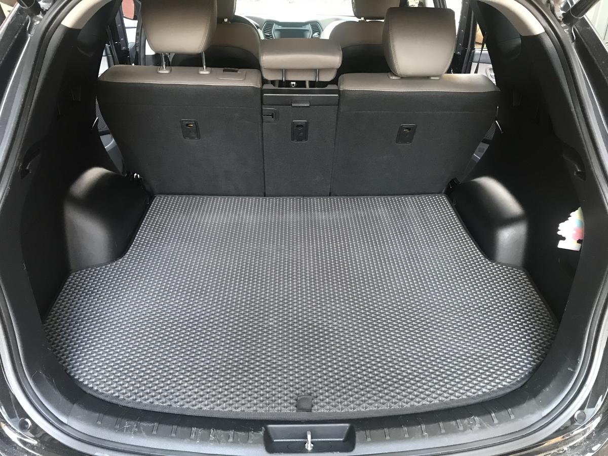 

Килимок багажника (EVA, чорний) (5 місць) для Hyundai Santa Fe 3 2012-2018 рр.