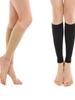 Lady Secondary Leg Protector Thin Leg Pants  Pressure Socks Sports Dance Legwarmers Skin Color Xxl Large