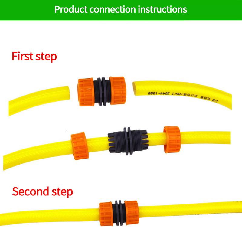 1 Stück Gartenschlauch Schnellkupplungen 1/2" 3/4" 1" Rohrübertragung Verlängerung Reparatur Wasseranschluss Schlauchverbindungsadapter Gartenbewässerungsarmatur