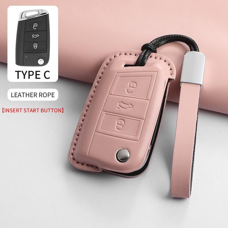

Cortex Car Key Case Cover Protector Shell Fob for Volkswagen Passat Polo Maysen Taos Santana Popular Langyi Car Accessories