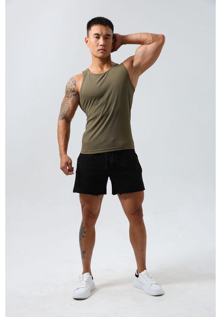 Men's Quick-Dry Tight Sports Tank Top for Fitness & Training