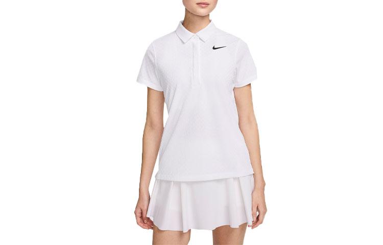 Nike Women s Dri FIT ADV Short Sleeve Golf Polo Shirt Women s White FD5496-100 L
