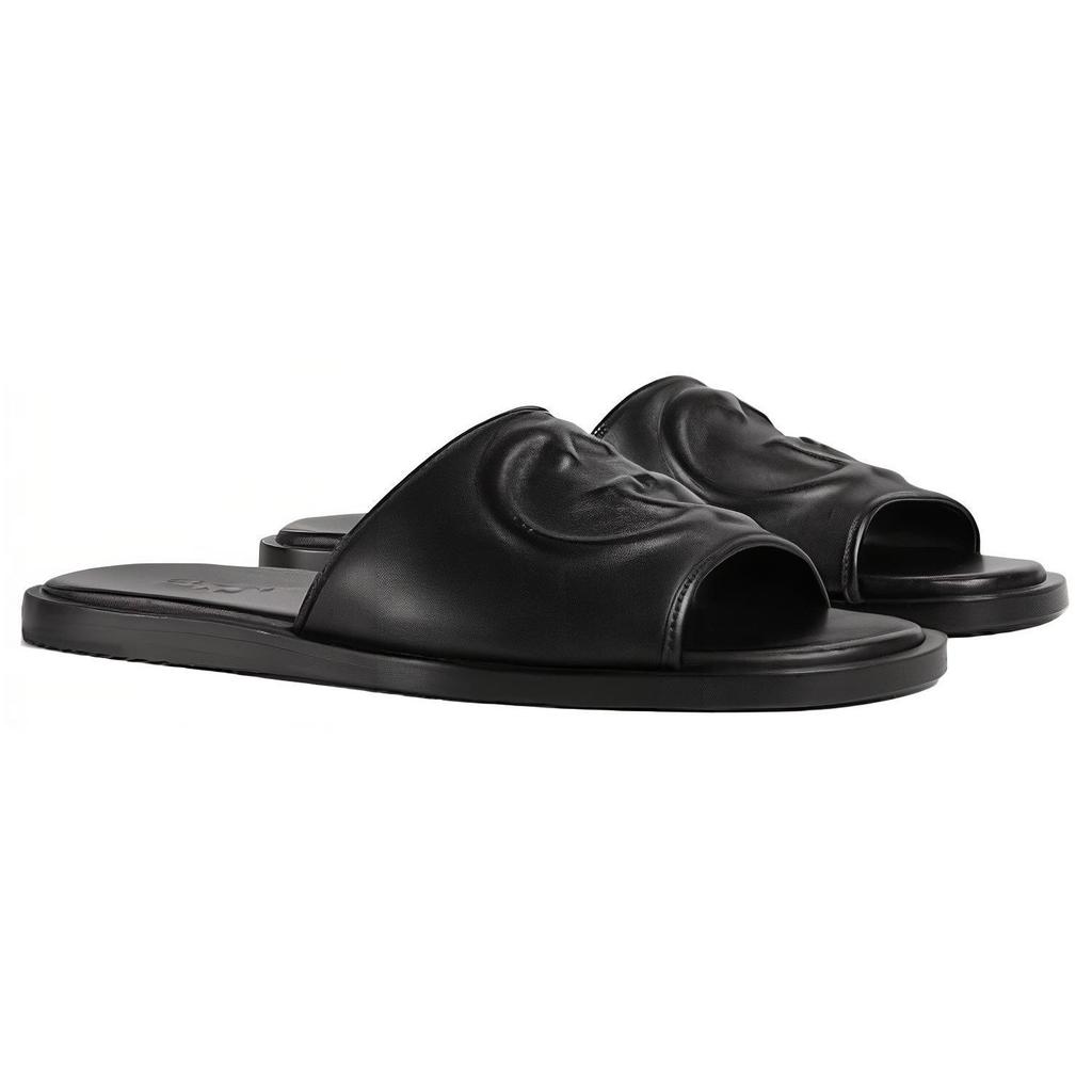 Gucci Slide Sandal 'Interlocking G - Black' 782697 0R000 1000