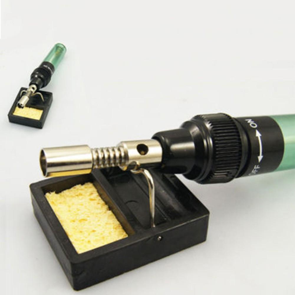 2 Pieces Iron Stand Holder Black With Clean Sponge