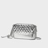 New Fall and Winter Wandering Bag Genuine Leather Women's Bag Crossbody Small Bag Small Gold Ball Chain Small Square Bag