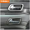 8x Inner Door Bowl Decor Cover Trim for Jeep Grand Cherokee 2011-20 Carbon Fiber