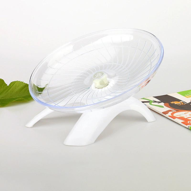 Hamster Running Disc Small Pet Sport Flying Saucer Rotatory Jogging Wheel Small Animal Hamster Toys Cage Accessories