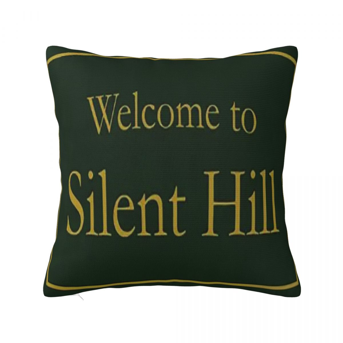 

Welcome To Silent Hill Square Pillowcase Cushion Cover Pillow Case Throw Pillow Cover for Home Sofa Living Room 12x12Inch