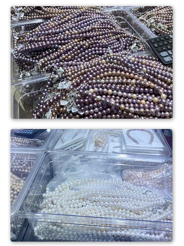 18K Gold-Filled Freshwater Pearl Stud Earrings, 9-10mm, Unisex Minimalist Design