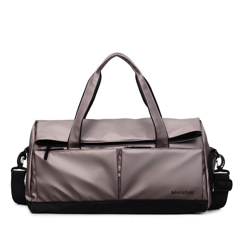 Travel Bag Large Capacity Portable Sports Fitness Training Bag Men's Short Business Trip Dry and Wet Separation Storage Luggage Bag Women