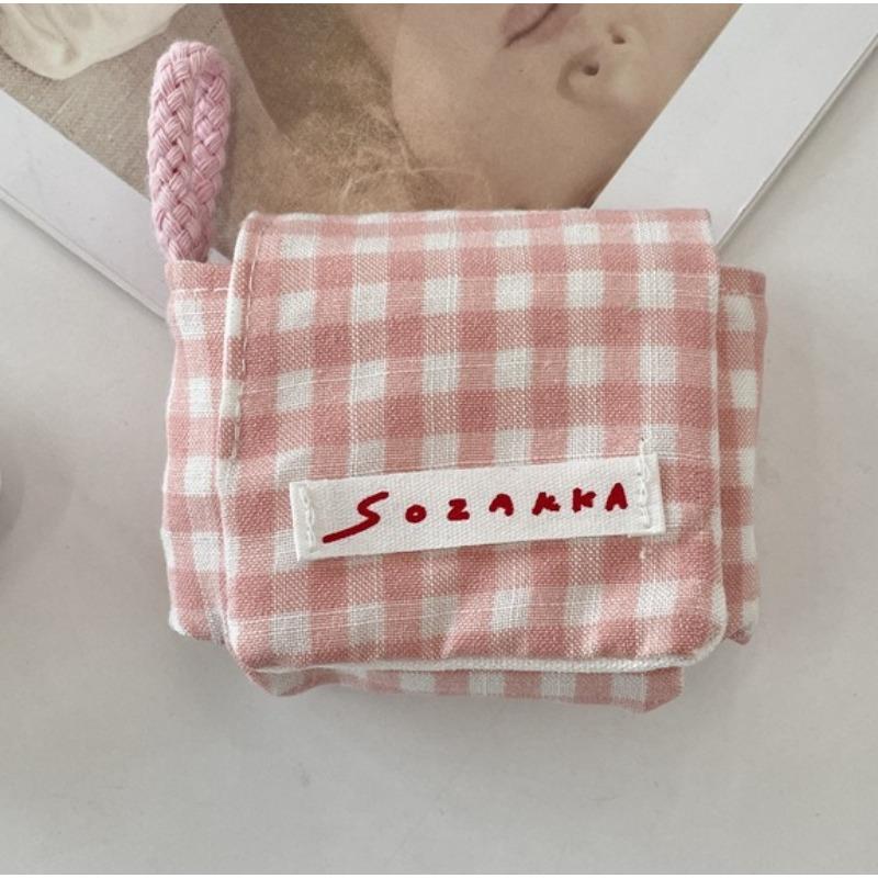 Mini Cute Earphone Protective Cover Earphone Storage Bag Portable Clamshell Soft Shell Bluetooth Earphone Bag