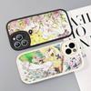 Manga Candy Phone Case For IPhone 16 15 14 13 12 11 Pro Max Plus Leather Soft Cover