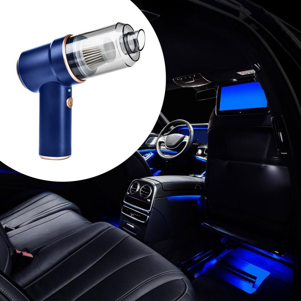 

Автомобильный пылесос Компактный дизайн Высокая мощность всасывания для дома и синий