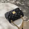 Mrs. Qiao Bag for Women 2025 New Trend Genuine Leather Women's Bag Crossbody Bag Fashionable Internet Celebrity Quilted Chain Bag Shoulder Bag