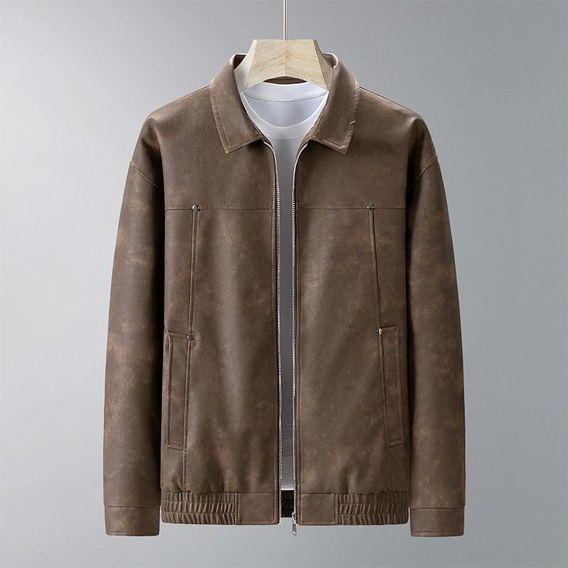 

Весенняя ПУ кожа Пара Весна и Осень Высококачественная Кожаная Одежда Мотоциклетная Одежда Мотоциклетная Мужская Куртка 5XL