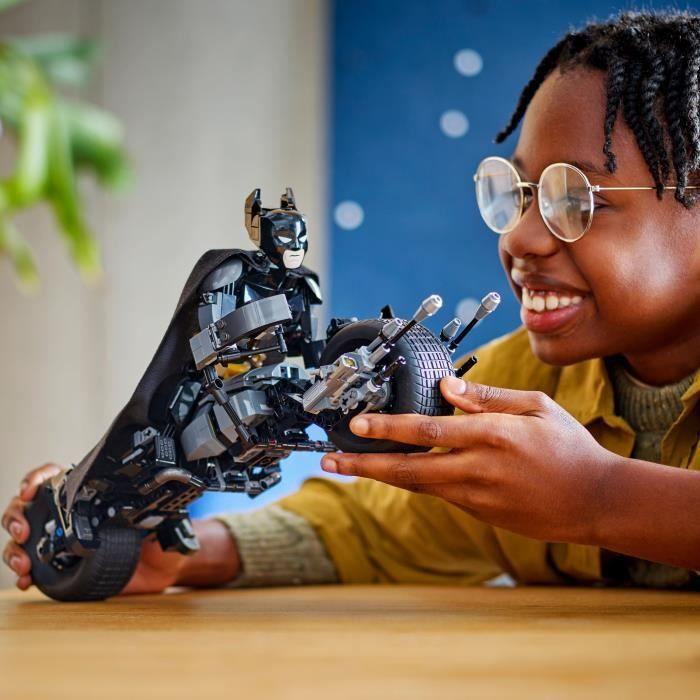 LEGO® DC Batman 76273 La Figurine De Batman À Construire Et La Moto Bat-Pod