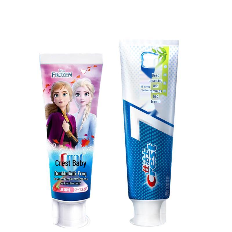 Crest Toothpaste Bundle: Kids Frozen & All-in-One Deep Clean
