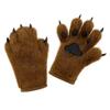Cartoon Cosplay Costume Gloves Thicken Puppy Claw Mittens Cute Plush Cat Paw Gloves  Club