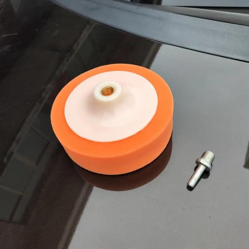 

1Pc 6 Inch 150mm Car Polishing Sponge Polishing Foam Buff Head Pad M14 Backing Plate Universal Orange Polish Sponge