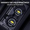 QAR3  1/2Pcs Car Auto Water Cup Slot Non-Slip Mat Water Cup Bottle Holder Mat For Chevrolet Colorado Cruze Spark Captiva Malibu Aveo