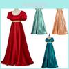 Rochie Elegantă Vintage Victoriană cu Talie Înaltă Stil Regency pentru Bal Poliester