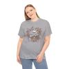 Kaffee-Shirt | Lustiges Retro-Vintage-Boho-Skelett-T-Shirt für Koffeinliebhaber