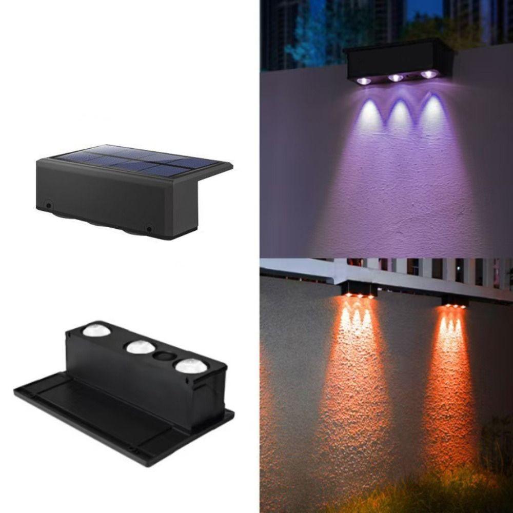 Energy Saving LED Solar Garden Lights Waterproof Wall Washer Light Outdoor Wall Lantern  House