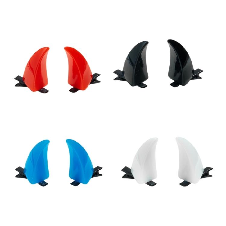 3 Paar Teufelshorn-Haarspangen für Gothic-Kostümveranstaltungen, Haarstyling-Accessoires, Kopfschmuck für Maskenbälle und Partys