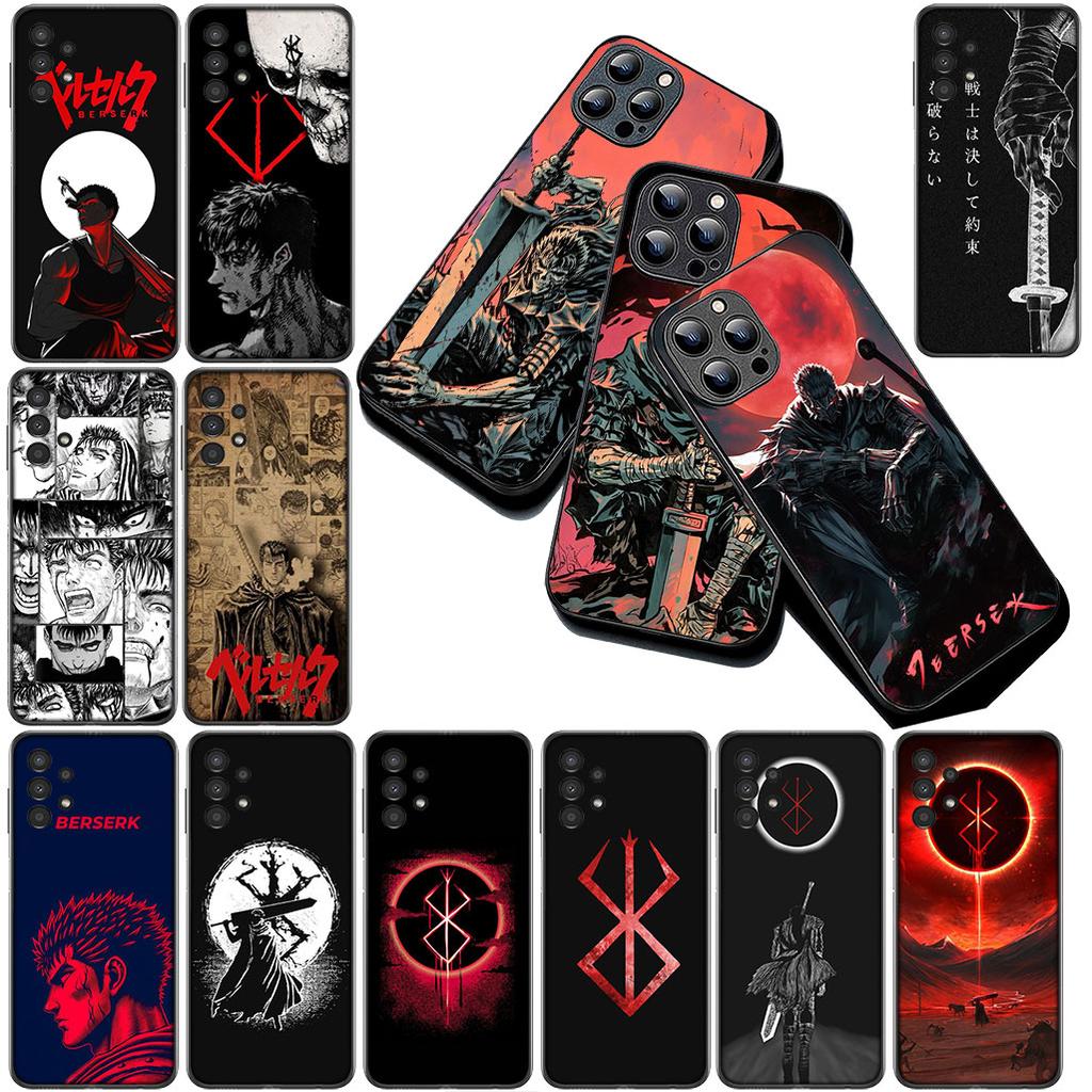 Cover for Samsung Galaxy S10 S8 S9 Plus A33 A34 A31 70 A71 A72 Note 20 9 8 S10E Casing Phone Case Berserk Cartoon Guts