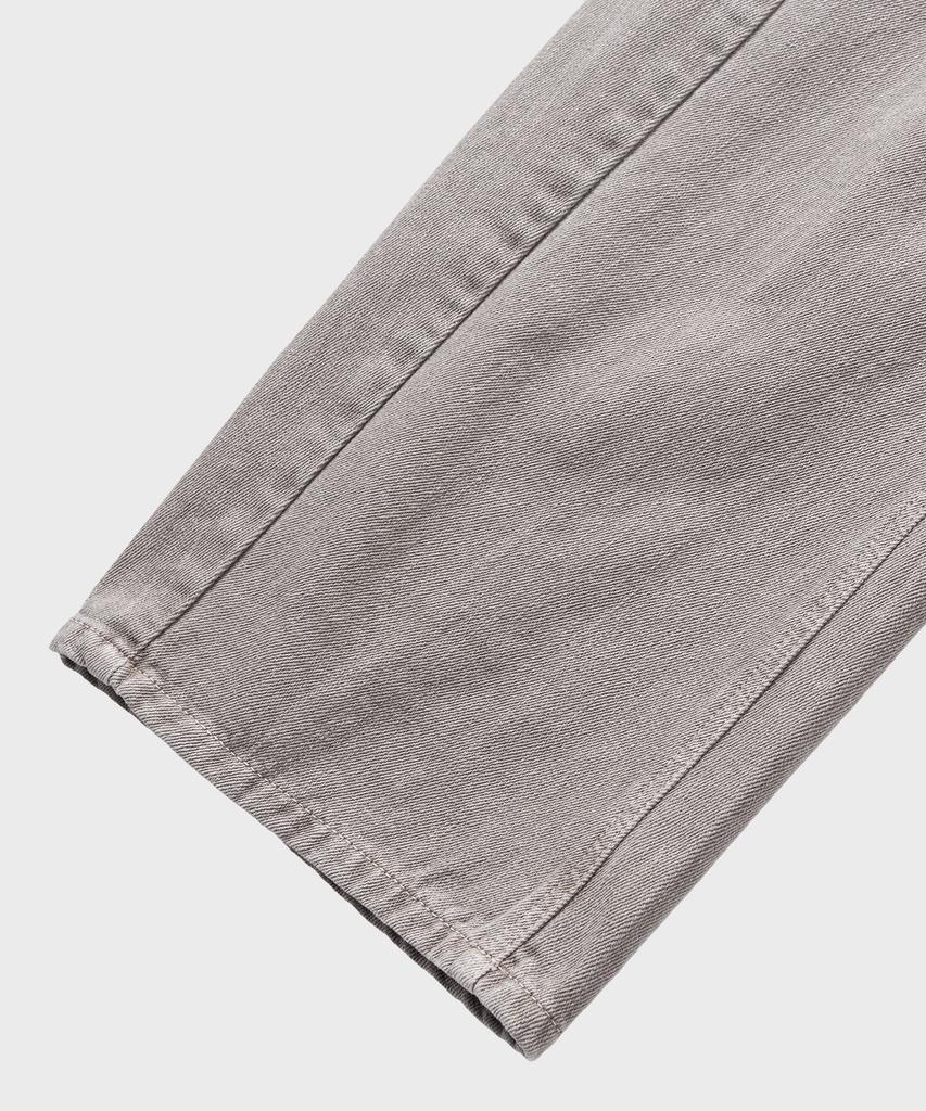 NONBLANK Garment Dyed Curved Denim Pants_Beige
