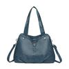 Women's Large Capacity Shoulder Bag Soft Leather Tote Bag Mother Bag