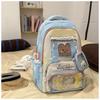 New fresh and sweet candy color bar junior high school students lightweight large capacity backpack