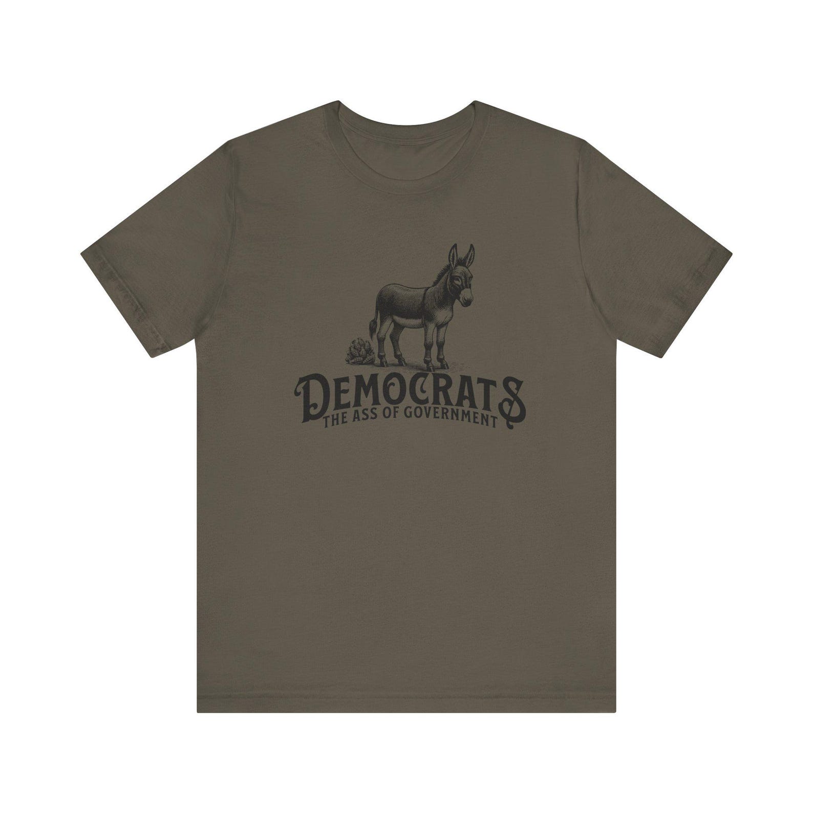 Political Democrat Tee, Liberal Party Shirt, Government Critique Top, Political Activist Clothing, Election Campaign Apparel L