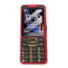 Large Buttons Cell Phone 4G LTE Unlocked with SOS Key 2500mAh Dual SIM MP3 Calling SMS Functions Internet Red