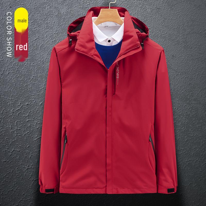Unisex Thin Windproof Waterproof Spring/Autumn Outdoor Shell Jacket, Single Layer, Ideal for Mountaineering.