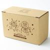 Otsuka Glass Anpanman Good Kids Glasses, Easy-to-Hold Juice Cups (2 Pieces, 130ml), Children's Tableware Set, Anpanman & Baikinman Goods, Transparent,
