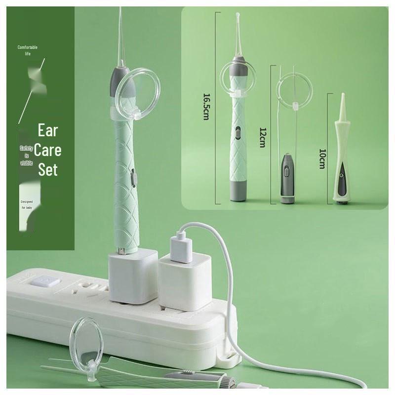 Soft Tip Baby Ear Cleaner with Light & Tweezers