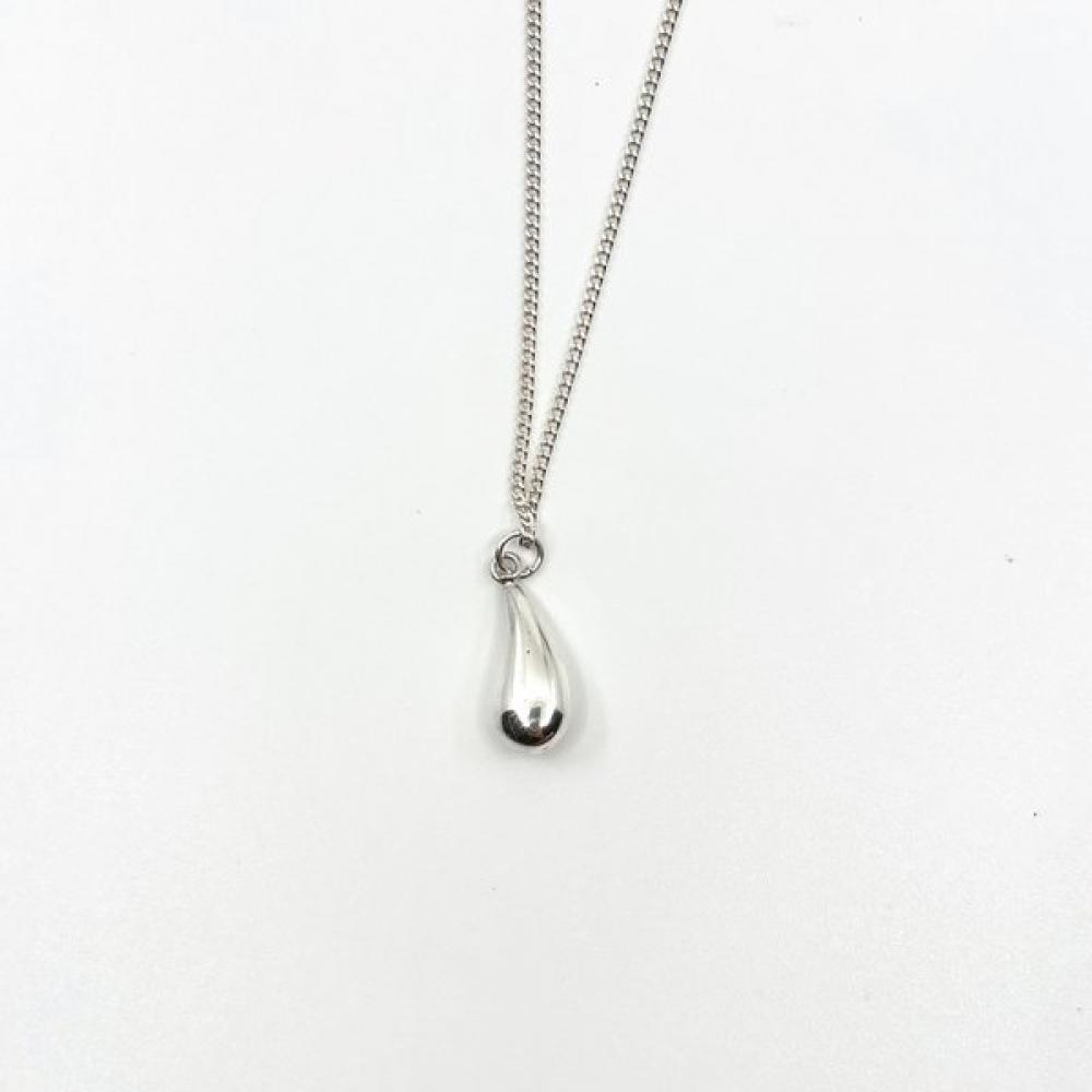 Frau Maria 925 Silver Drop Long Layered Necklace Hln031