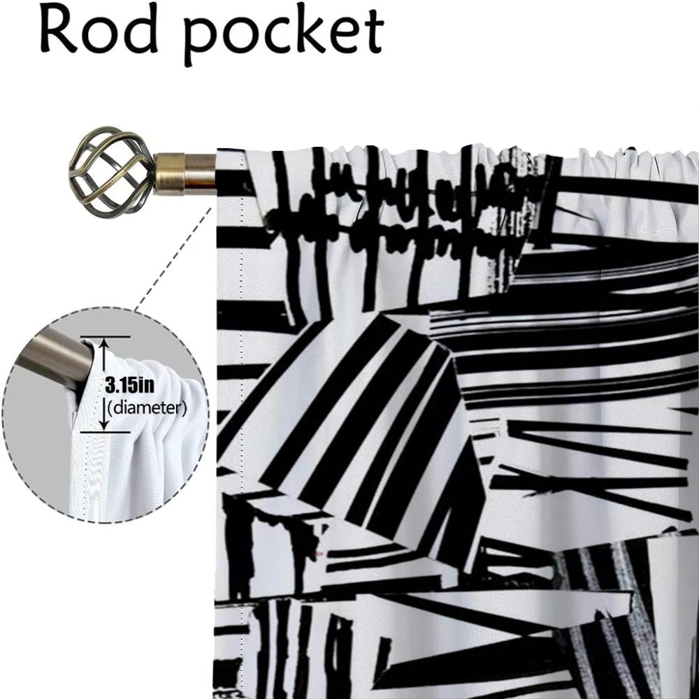 Tulle a Strisce Zebra per Partizione Camera da Letto Tenda Oscurante per Stanza 2 Pannelli Eleganti Tende per Camera da Letto Tende per Interni Casa Tende