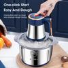 5L Electric Meat Grinders Food Crusher Stainless Steel Multifunctional Vegetable Slicer Processor Chopper Kitchen Appliances