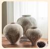 Vaso in Ceramica Stile Wabi-Sabi per Fiori Secchi in Soggiorno