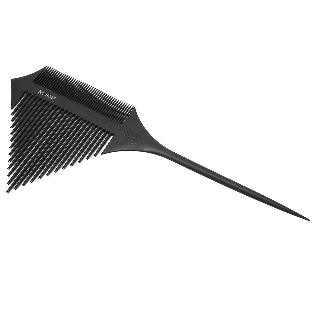 Hair Dyeing Highlighting Comb Home Salon Weaving Sectioning Tail Comb Styling Tool for Hair Coloring Black