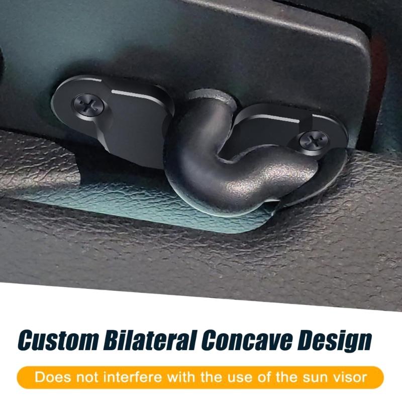 High Durability Aluminum Clamps Car Interior Sunvisors Repair Sunshade Fixing Holder Bracket Clips Suitable for 2018