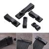 10Pcs/Pack Quick Slip Keeper Buckle End Clip Slider Black For Camping Hiking Backpack Adjusting Strap Webbing 20-51Mm