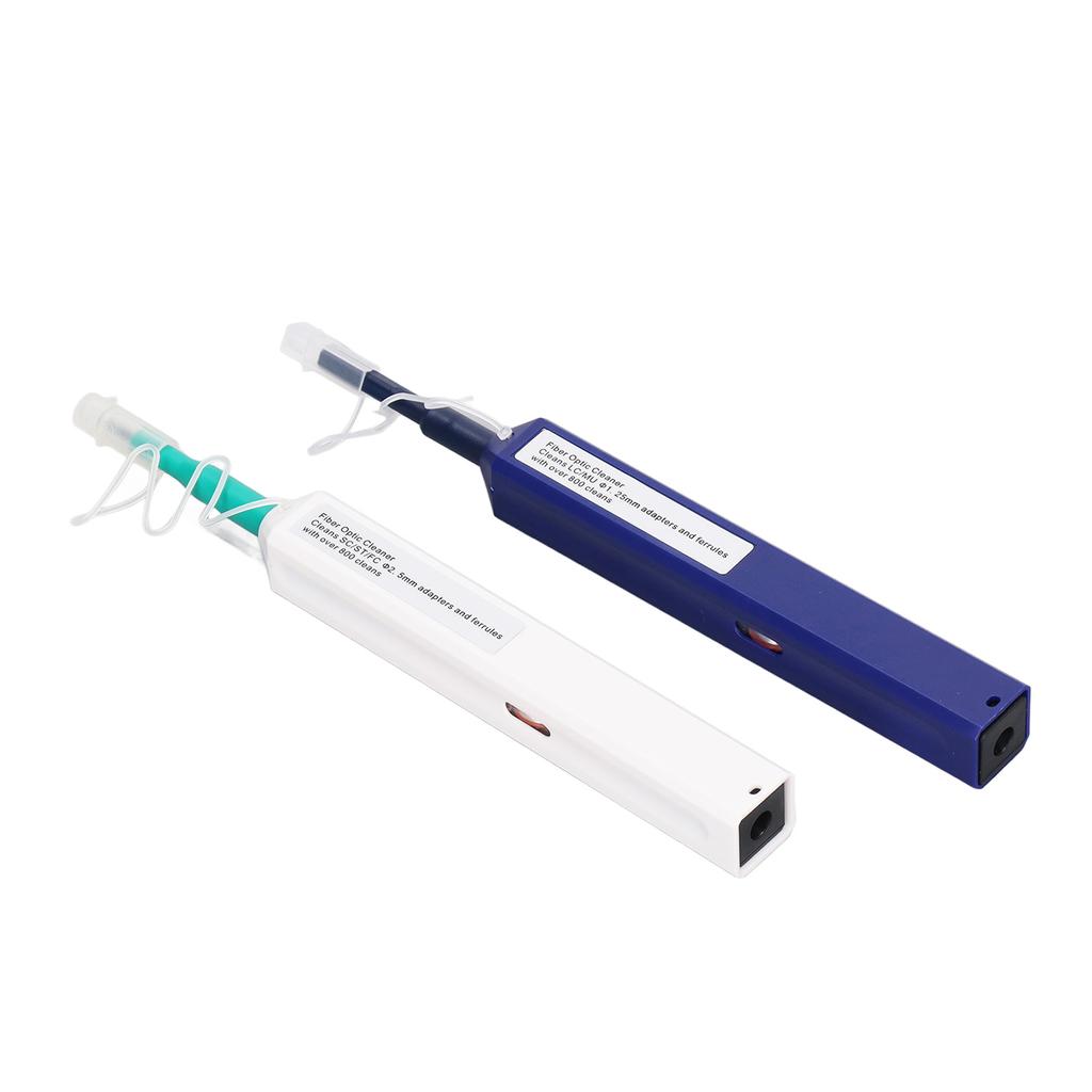 Fiber Cleaning Pen One Press Anti Static Optical Connector Cleaning Tool 1.25mm for LC MU 2.5mm for SC FC ST E2000