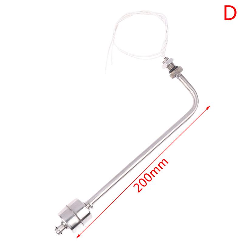 

Поплавковый выключатель из нержавеющей стали, угловой вертикальный датчик уровня, бак для жидкости 200MM