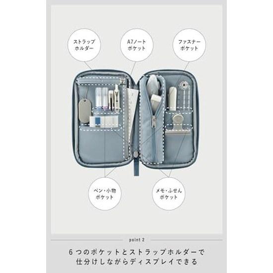 Kokuyo Pencil Case Pouch Pen Bread Blue F-VBF300B