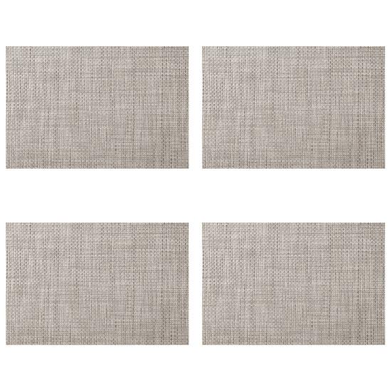 

Подставки для чая Отличные термостойкие подставки для чая из ПВХ Изысканная тканая текстура Пенопластовые салфетки Коврики для чашек Аксессуары для обеденного стола серебряный