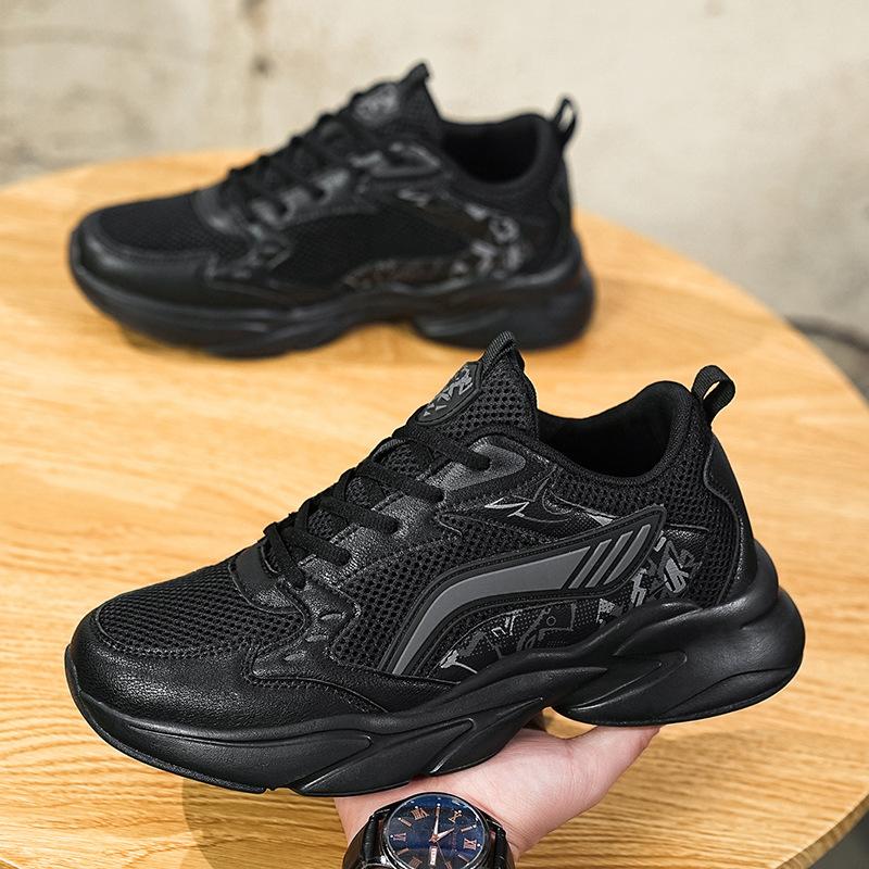 Spring and summer men's shoes large size, sports and leisure shoes dad shoes men's running shoes lightweight men