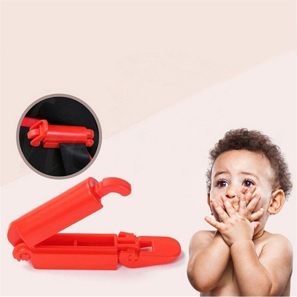 Toddler Safe Strap Seatbelt Fixed Belt Clip Fixed Clamp Seatbelt Adjuster Clip Lock Buckle
